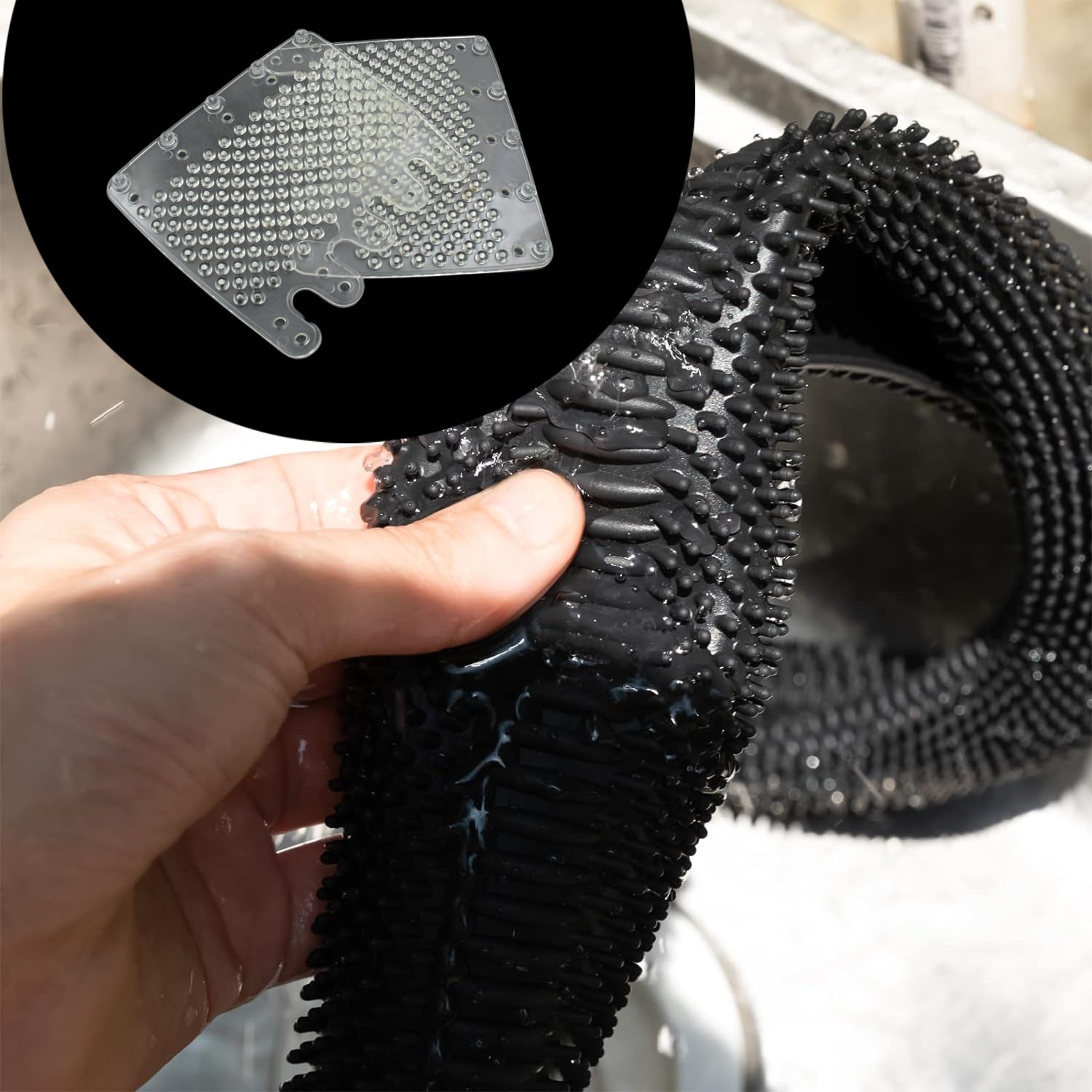 Silicon Car Massage Steering Cover High Quality Suitable For All Car (2 Pc Set) Silicon Car Massage Steering Cover High Quality Suitable For All Car (2 Pc Set)